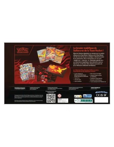 Coffret Collection Ultra Premium Sulfura-Ex de la Team Rocket Pokémon