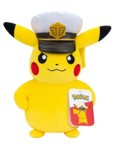 Peluche Capitaine Pikachu 20cm