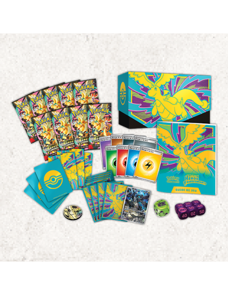 Coffret Dresseur d’élite ETB Méga-Évolution – Héros Transcendants Me2.5