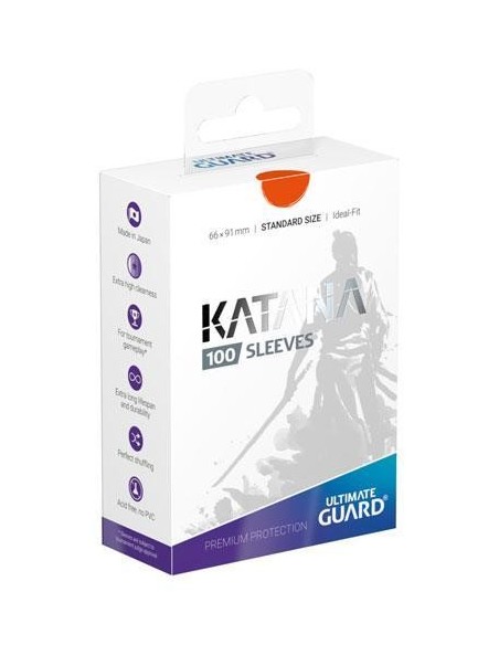 Ultimate Guard x100 protège-cartes standard Katana - Orange