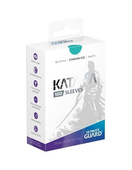 Ultimate Guard x100 protège-cartes standard Katana - Turquoise
