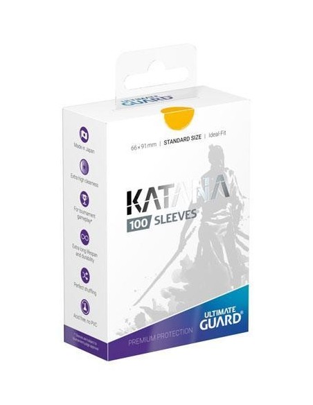 Ultimate Guard x100 protège-cartes standard Katana - Yellow
