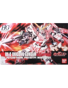 Gundam Gunpla HG 1/144 100 RX-0 Unicorn Gundam Destroy Mode