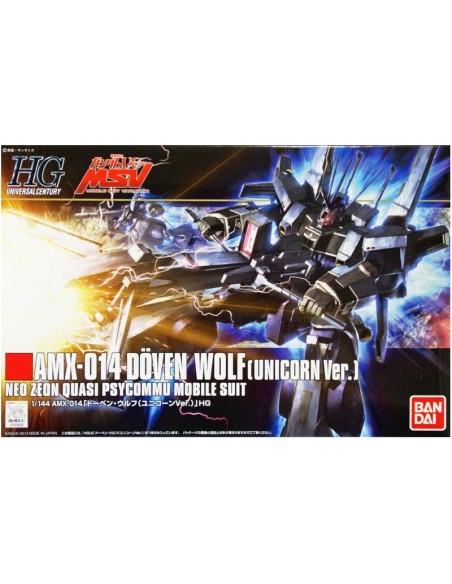 Gundam Gunpla HG 1/144 160 Doven Wolf Unicorn Ve