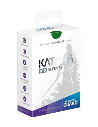 Ultimate Guard x100 protège-cartes standard Katana - Green