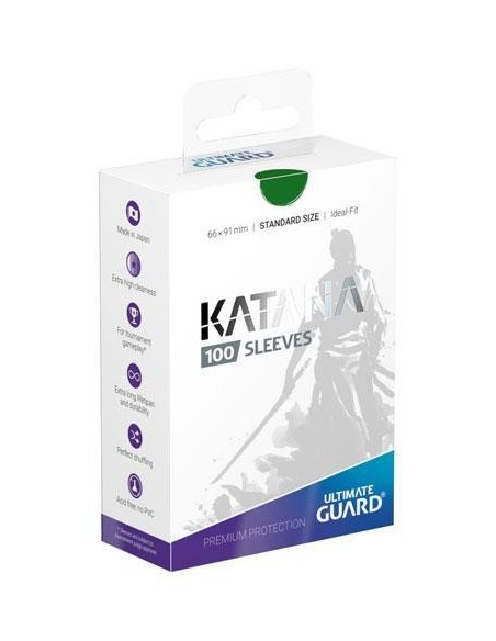 Ultimate Guard x100 protège-cartes standard Katana - Green