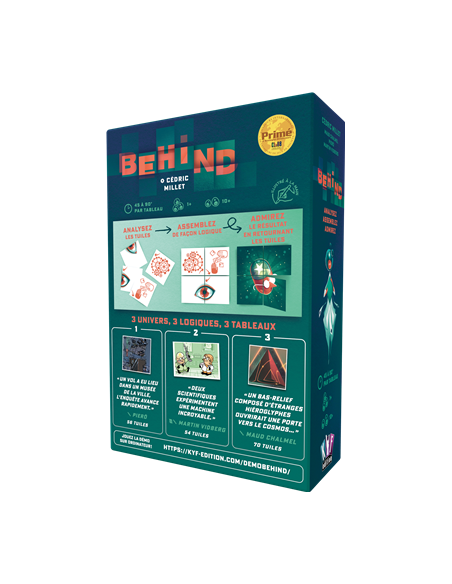 Behind