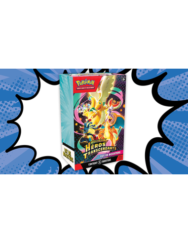 Bundle de 6 boosters Méga-Évolution – Héros Transcendants ME02.5