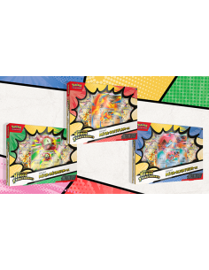 Lot des 3 Coffrets Mega EX : Mega-Evolution Heros Transcendants ME2.5
