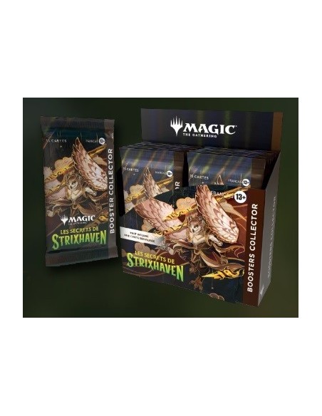 Display de 12 Boosters Collector Magic the Gathering les Secrets de Strixhaven FR