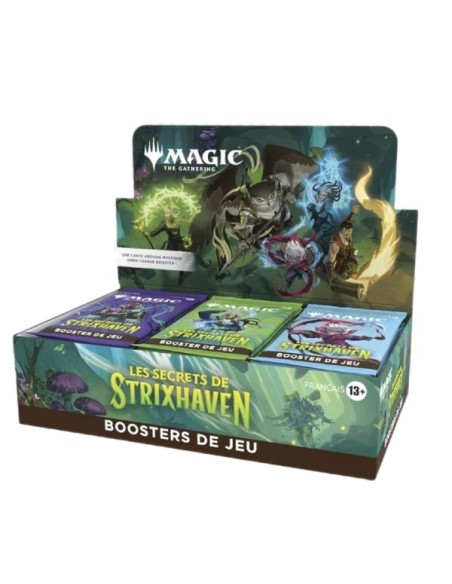 Display de 30 Boosters Magic The Gathering : Les Secrets de Strixhaven FR