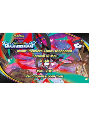 Avant Première Chaos Ascendant samedi 16 mai 14h