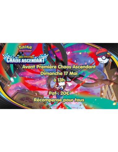 Avant Première Chaos Ascendant dimanche 17 mai 13h