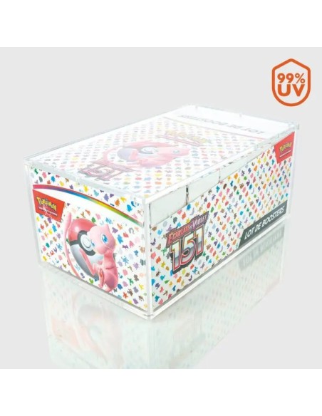 Phoenix Shield Protection Acrylique pour DISPLAY DE BUNDLE Pokémon