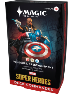 Deck Commander Captain America | Magic The Gathering Marvel | TZP.fr