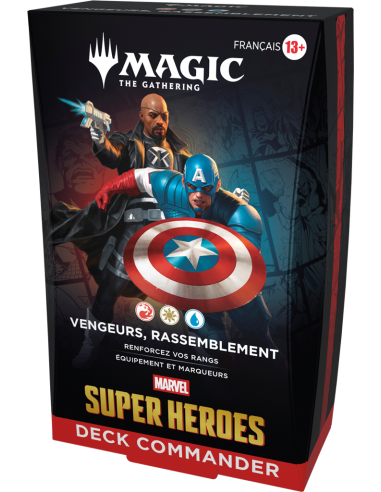 Deck Commander Captain America | Magic The Gathering Marvel | TZP.fr