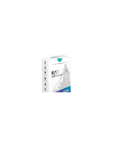 Ultimate Guard Katana Turquoise - Sleeves premium 100 protège-cartes standard size