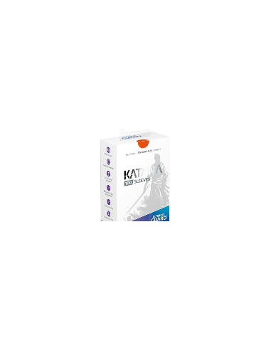 Ultimate Guard Katana Orange - Sleeves premium 100 protège-cartes standard size