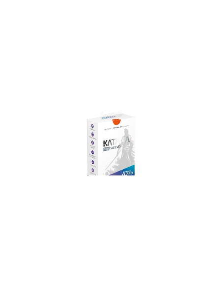 Ultimate Guard Katana Orange - Sleeves premium 100 protège-cartes standard size