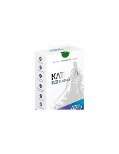 Ultimate Guard Katana Green - Sleeves premium 100 protège-cartes standard size