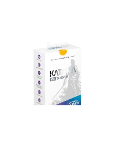 Ultimate Guard Katana Yellow - Sleeves premium 100 protège-cartes standard size