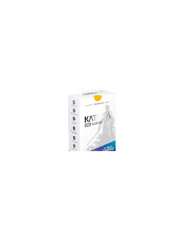 Ultimate Guard Katana Yellow - Sleeves premium 100 protège-cartes standard size
