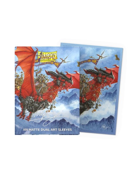 Dragon Shield Signature Series The Raid x100 - Sleeves premium illustrées pour jeux de cartes