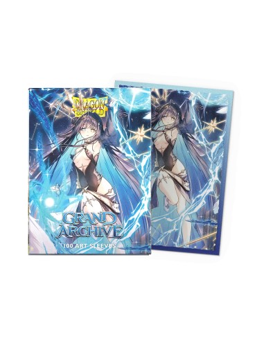 Grand Archive Raziel Archangel of Libra Matte Dual Art Sleeves x100 - Protège-cartes officiels Grand Archive