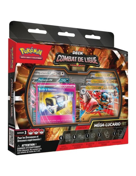 Deck Combat de Ligue Pokémon Méga-Lucario ex FR