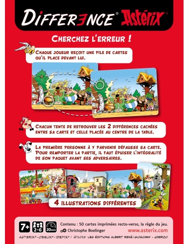 Différence Astérix & Obélix | Jeu d'Observation | TZP.fr