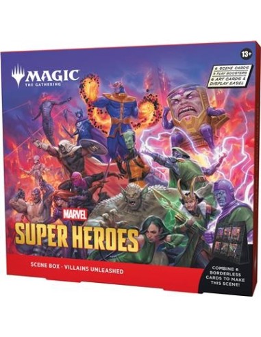 Magic The Gathering Marvel Super Heroes Scene Box Villains Unleashed