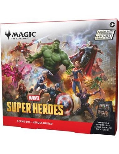 Magic The Gathering Marvel Super Heroes Scene Box Heroes United