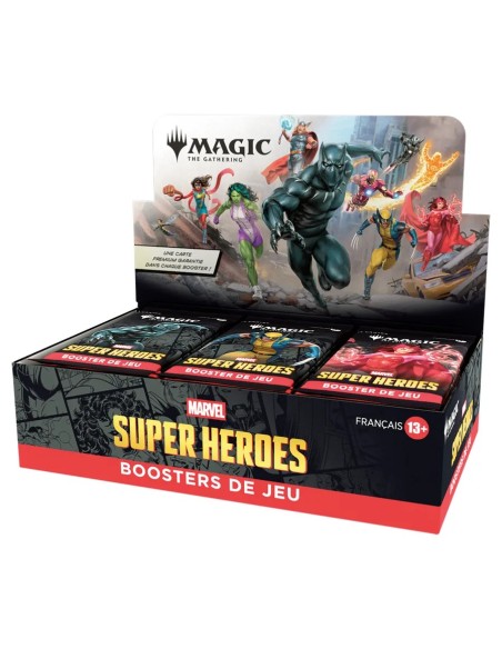 Display de 30 Boosters FR Marvel Super Heroes | Magic The Gathering | TZP.fr