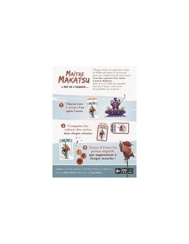 Maître Makatsu | Jeu de Cartes Gigamic | TZP.fr