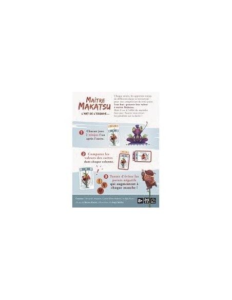 Maître Makatsu | Jeu de Cartes Gigamic | TZP.fr