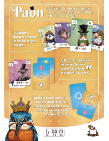 Paon | Jeu de Cartes Gigamic | TZP.fr