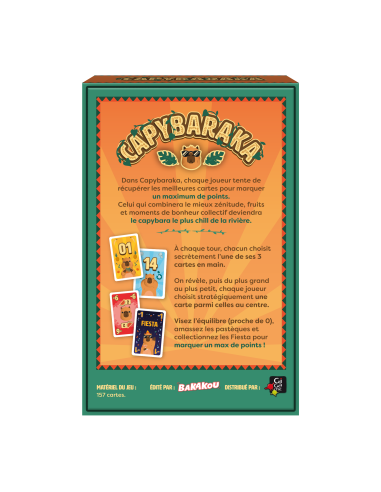Capybaraka | Jeu d'Ambiance Gigamic | TZP.fr