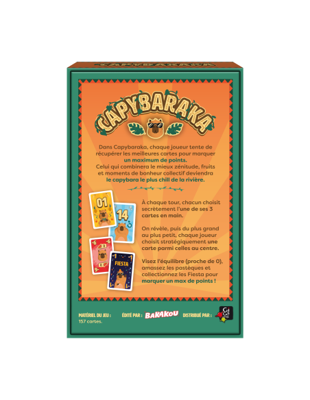 Capybaraka | Jeu d'Ambiance Gigamic | TZP.fr