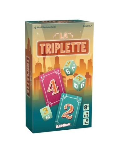 La Triplette - Jeu de cartes familial édité par Gigamic