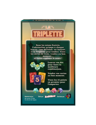 La Triplette | Jeu de Cartes Gigamic | TZP.fr
