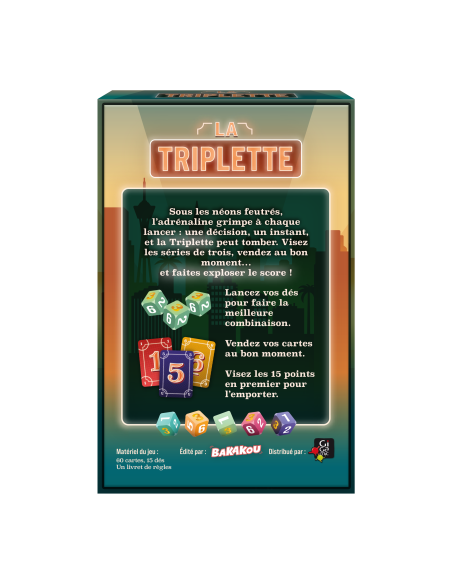 La Triplette | Jeu de Cartes Gigamic | TZP.fr