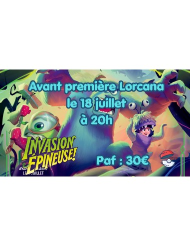 Avant première Lorcana samedi 18 juillet à 20h