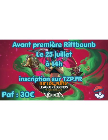 Avant première Riftbound Vendetta Samedi 25 juillet à 14h