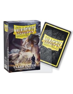 Dragon Shield Standard Outer Sleeves Matte Clear x100 pour double sleeving