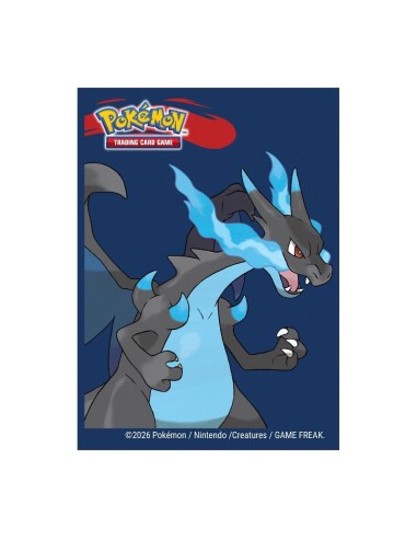 Sleeves Pokémon Méga-Dracaufeu X officielles