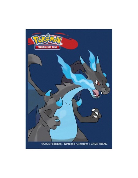 Sleeves Pokémon Méga-Dracaufeu X officielles