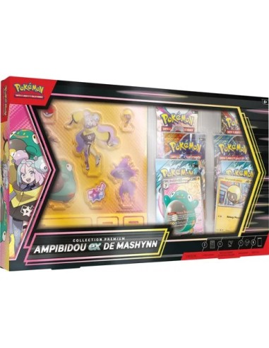 Coffret Pokémon Ampibidou ex de Mashynn avec carte promo et boosters