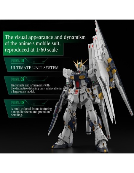 MG RX-93 ν Gundam Ver.Ka | Amuro Ray | Gunpla Bandai | TZP.fr