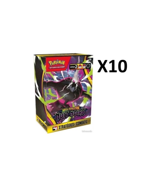 Display scellée de 10 kit d'avant Première nuit noire dans sa protection Acrylique Phoenix Shield