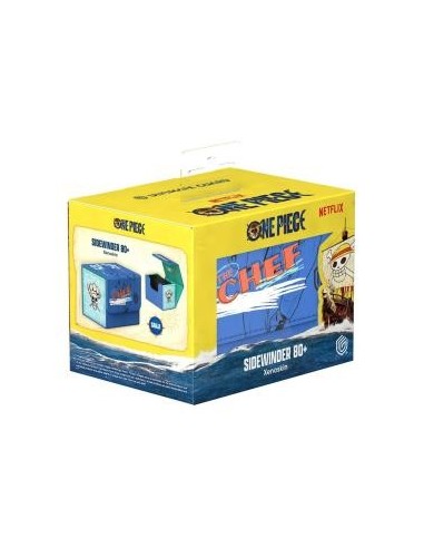 Ultimate Guard Sidewinder 80+ Xenoskin One Piece Sanji deck box bleue